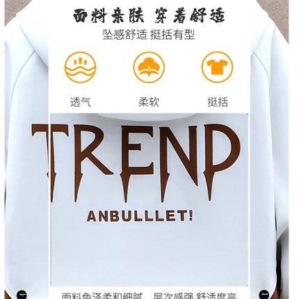 Autumn Casual Men Sets Two Pieces Fashion Korean Trend Hooded Jacket + Pants Spring Sweatshirt Sportswear Man Suit