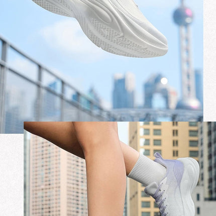 361 Degrees Women Enchanted 2.0 Running Shoes Lightweight Versatile Soft Cushioning Durable Versatile Female Sneakers 682512235 PlatiNum
