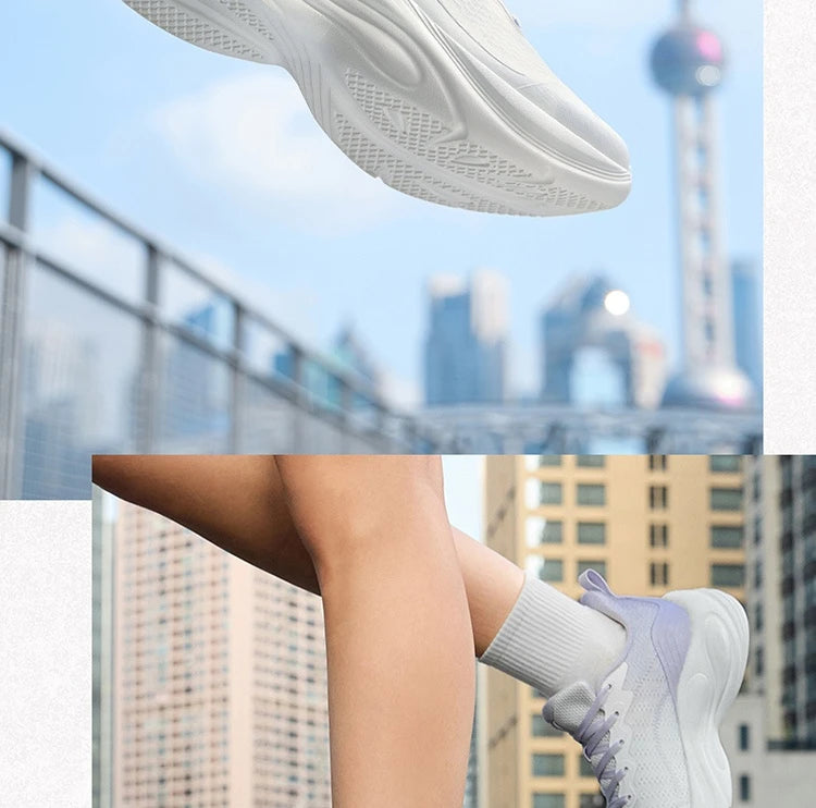 361 Degrees Women Enchanted 2.0 Running Shoes Lightweight Versatile Soft Cushioning Durable Versatile Female Sneakers 682512235 PlatiNum