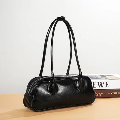 YANATARI underarm cowhide Genuine leather handbags women vintage shoulder bag female korean luxury bag high quality 2025