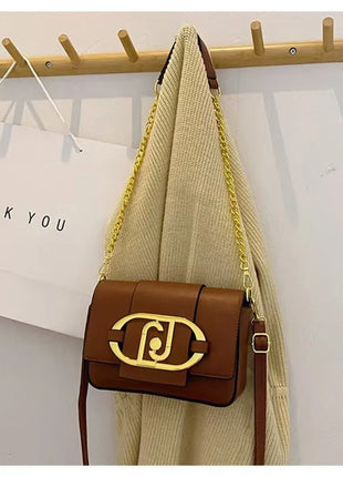 Borsa a tracolla da donna 2026 di nuova moda con catena, stile retrò, grande capacità, versatile, da portare sotto il braccio o a tracolla, piccola borsa quadrata