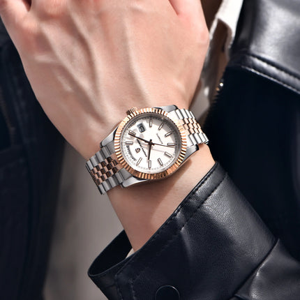 PAGANI DESIGN quadrante smaltato 2025 nuovi orologi da uomo DD36 argento oro orologio automatico di lusso da uomo orologio da polso meccanico impermeabile