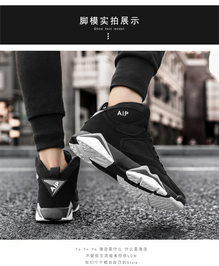 Men Basketball Shoes Fashion Non-slip Mens Casual Sneakers Man Sports High Quality Outdoor Jogging Shoes Boys Athletic Wear Traf