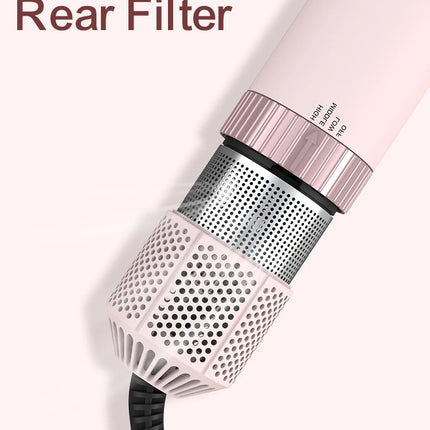 5in1 Hair Dryer Brush Curling Iron Hair Dryer Detachable Auto Wrap Curlers Fast Drying Electric Styling Hair Blower Brush