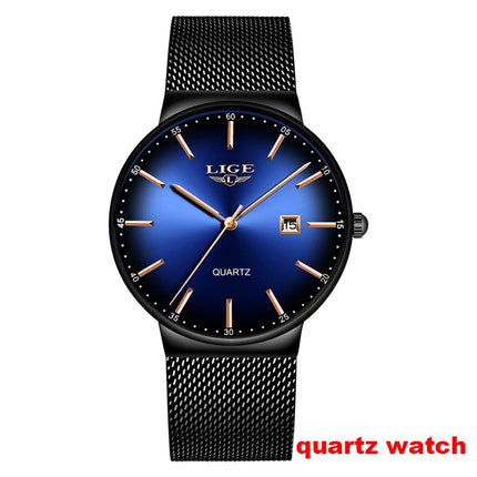 Orologi da Polso Meccanici Automatici LIGE 2026 per Uomo, Marca di Lusso, Orologio da Uomo con Tourbillon, Moda Business, Impermeabile platinumshop