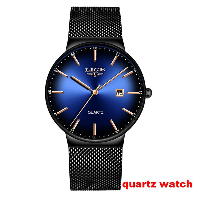 Orologi da Polso Meccanici Automatici LIGE 2026 per Uomo, Marca di Lusso, Orologio da Uomo con Tourbillon, Moda Business, Impermeabile platinumshop