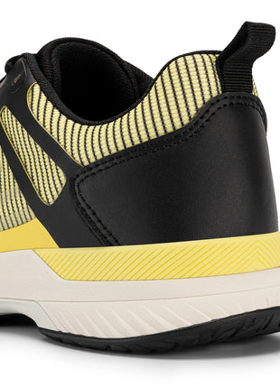 FitVille Scarpe da pickleball larghe da uomo Scarpe da tennis Scarpe da tennis da cancha intera con supporto per l'arco plantare Scarpe sportive leggere antiscivolo