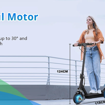 Monopattino Elettrico AOVOPRO TX01 con Motore Potente da 500W, 35KM/H, 45KM di Autonomia, Batteria 42V 14.5AH, Pneumatici da 10 Pollici, Pieghevole Intelligente A1MAX