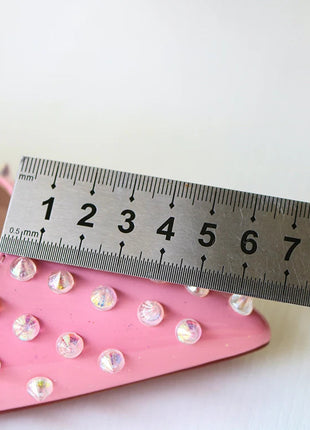 Tacchi alti tempestati di rosa, alla moda, bocca ultra poco profonda, punta a punta, tacco sottile, cielo odio, stile punk alto, 12 cm platinumshop