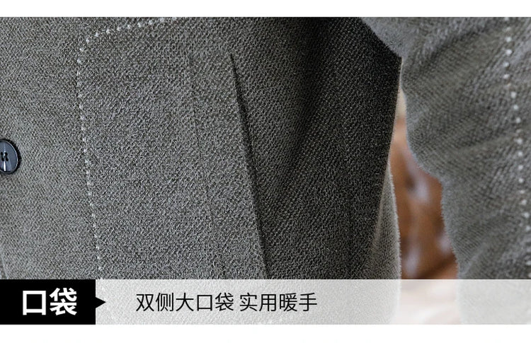 Casual Winter Men's Slim White Duck Down Jackets Warm Short Fur Collar Puffer Woolen Coat Outwear Thicken Windproof Top Clothing
