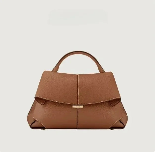 Elegante Borsa in Pelle di Lusso con Pieghe a Fisarmonica per Donne, Stile Commuter di Alta Gamma, Interno Spazioso, Borsa Alla Moda per Uso Quotidiano