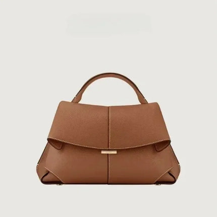 Elegante Borsa in Pelle di Lusso con Pieghe a Fisarmonica per Donne, Stile Commuter di Alta Gamma, Interno Spazioso, Borsa Alla Moda per Uso Quotidiano
