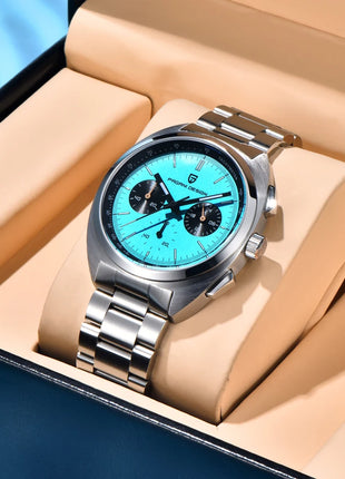 Nuovo Orologio da Uomo PAGANI DESIGN Panda 2026, Orologio al Quarzo Retrò, Cronografo Impermeabile con Vetro Zaffiro AR, Luminoso, Sportivo, in Acciaio Inossidabile