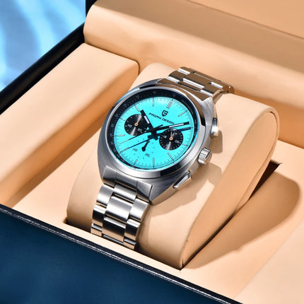 Nuovo Orologio da Uomo PAGANI DESIGN Panda 2026, Orologio al Quarzo Retrò, Cronografo Impermeabile con Vetro Zaffiro AR, Luminoso, Sportivo, in Acciaio Inossidabile