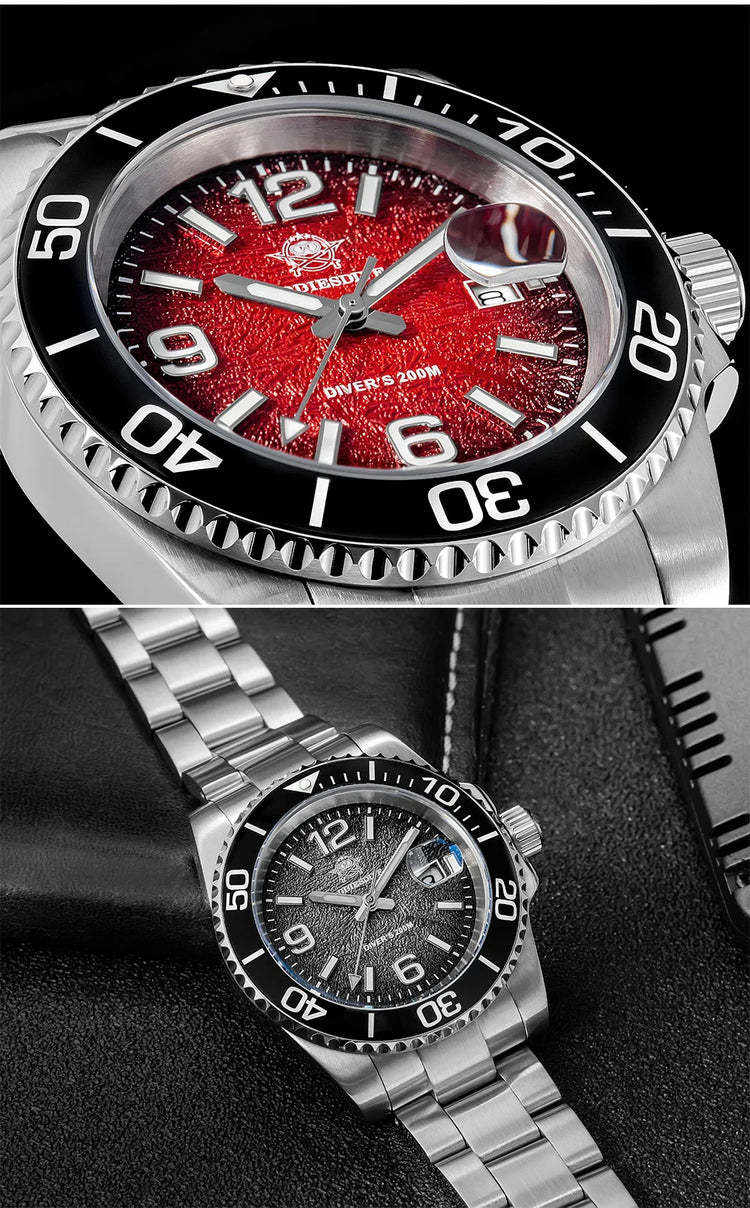 ADDIESDIVE 2025 New Men's Watch Diving 41mm Quartz Wristwatch 200m Waterproof Ceramic Bezel Super Luminous Swim Watch