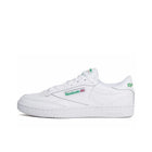Reebok CLUB C 85 Low top Skateboard Shoes Unisex White Green AR0456