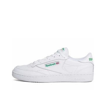 Reebok CLUB C 85 Low top Skateboard Shoes Unisex White Green AR0456