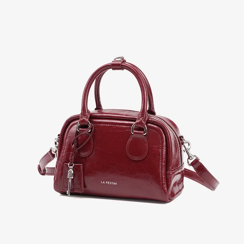 LA FESTIN Original Brand Handbag Women Popular Shoulder Bag Designer Boston Bag Luxury Bag Square Bag Lady Crossbody Bag