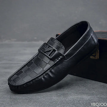 Scarpe casual da uomo con la nuova copertura piatta antiscivolo dal design a quadretti in stile britannico sono adatte per scarpe da ginnastica da uomo pigre