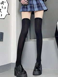 1/2 paia dolce sopra il ginocchio calzini lunghi donne ragazze sexy nylon calzini al polpaccio calze