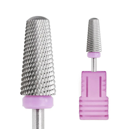 5 in 1 Tungsten Steel Nail Drill Bits Milling Cutter For Electric Nail Drill Manicure Machine Nail File Accessories Drill Bit