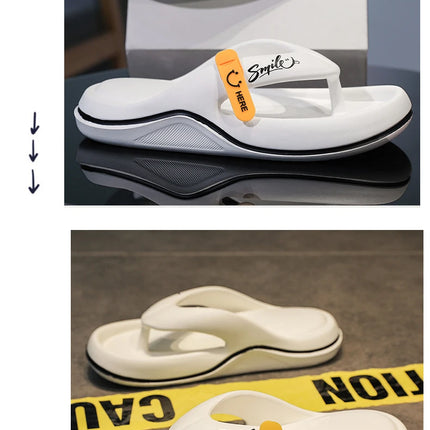 New Men's Women's Slippers Flip Flops Indoor Outdoor Beach Sandals Super Soft Bottom Slides Men's Slippers with Thick Non-slip Sole