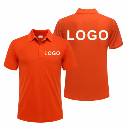Summer Casual Polo Shirt Breathable Economical Custom Polo for Company Staff Work Polo Shirt with Custom Logo Print Embroidery