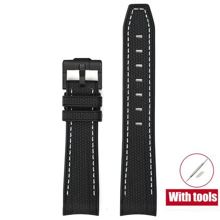 Cinturino in gomma per Swatch X Omega Joint MoonSwatch Cinturino sportivo impermeabile da 20 mm Cinturino con estremità curva in silicone per uomo donna platinumshop