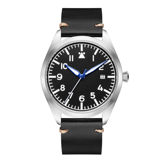 Flieger Pilot Watch A Tipo B Aviator Campo automatico Reloj Piloto Relogio Orologio da polso meccanico Orologio Pilota Montre Pilote platinumshop