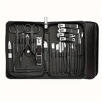 30 Pieces Complete Nail Care Kit Stainless Steel Manicure Pedicure Clipper Set Portable Travel Grooming Tools For Daily Use