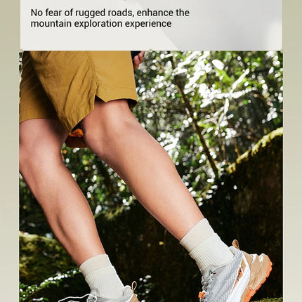 361 Degrees Yushan PRO Men Running Shoes Durable Hiking Cushioning Breathable Non-slip Outdoor Jogging Male Sneakers 672522250 PlatiNum