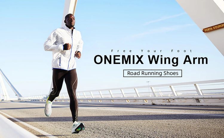 ONEMIX Scarpe da corsa per uomo Scarpe sportive traspiranti da corsa Casual Soft New Trend Outdoor Sneakers da passeggio antiscivolo da uomo PlatiNum