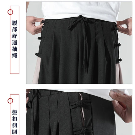Nuovi pantaloni da uomo e da donna Chinoiserie moda giapponese pantaloni sportivi da uomo larghi di grandi dimensioni abbinati a pantaloni larghi di grandi dimensioni