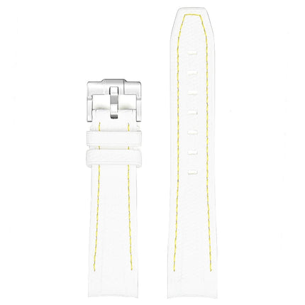 Cinturino in gomma per Swatch X Omega Joint MoonSwatch Cinturino sportivo impermeabile da 20 mm Cinturino con estremità curva in silicone per uomo donna platinumshop