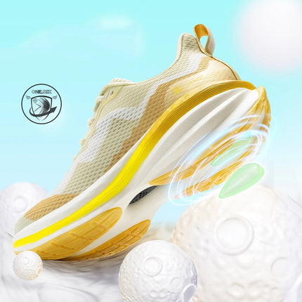 ONEMIX Scarpe da corsa per donna Estate Low-top Ammortizzazione antiscivolo Comode sneakers traspiranti Scarpe leggere elastiche morbide PlatiNum