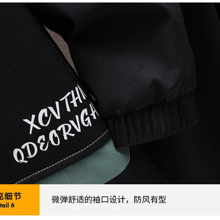 Spring Casual Men Sets Two Pieces Fashion Korean Trend Hooded Jacket + Pants Autumn Baseball Uniform Suit Man Outfit