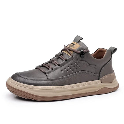 Scarpe casual da uomo alla moda Scarpe semplici da uomo retrò in vera pelle Scarpe da lavoro formali eleganti per pendolari Mocassini con consegna gratuita