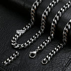 7mm Grey Cuban / 60cm 24inch
