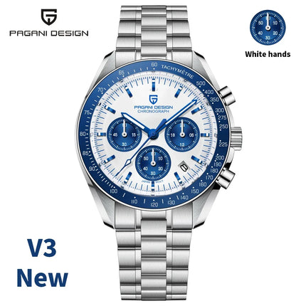 PAGANI DESIGN AK Project Mars Orologi da uomo Orologio al quarzo di lusso superiore da uomo AR Sapphire Speed Cronografo sportivo con data automatica