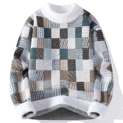 Winter Sweaters for male men thick O-neck sweater men Student youth sweaters autumn Men's wool Casual Knitwear Pullover
