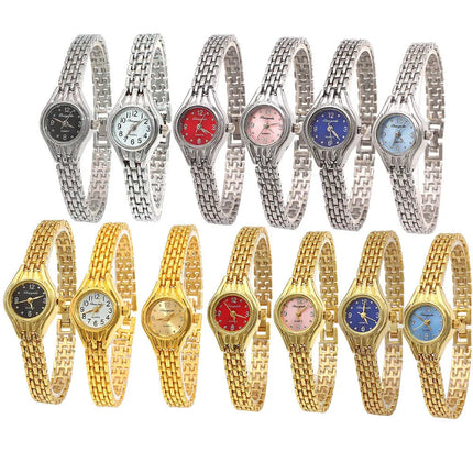 Orologio da polso da donna carino Mujer Relojes dorati Orologio al quarzo con quadrante piccolo Orologio da polso popolare Ora orologi eleganti da donna femminili platinumshop