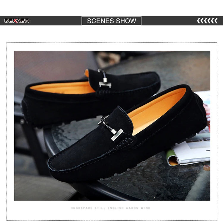 DEKABR Uomini Alla Moda Scarpe Casual di Grandi Dimensioni 38-47 di Marca Estate Mocassini Da Guida Traspirante All'ingrosso Uomo Calzature Morbide Scarpe Per Gli Uomini