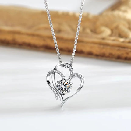 Collana in Argento 925 Scintillante per Donna e Uomo, Gioiello Raffinato per Matrimoni, Fidanzamenti, Feste, Regalo di San Valentino PlatiNum
