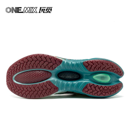 Onemix Original Designers Chinese Style Running Shoes for Men Luxury Women Shoes Breathable Sports Shoes Male Outdoor Sneaker PlatiNum