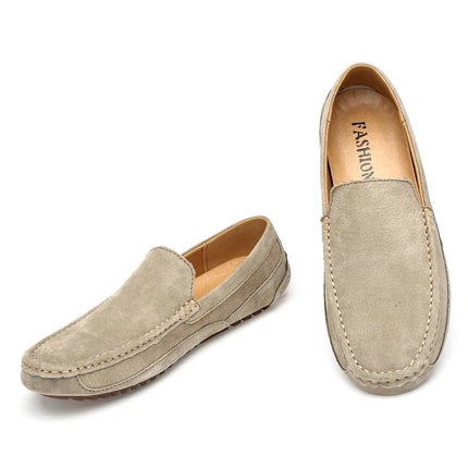 Mocassini da uomo in pelle scamosciata di lusso 2022 scarpe casual da uomo scarpe da barca fatte a mano da uomo Slipon scarpe da guida mocassini maschili Zapatos