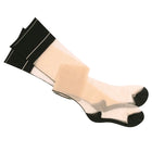 Calze sexy retrò per lingerie Colore a contrasto Coscia alta cucitura posteriore Medias Mujer Calze in nylon a costine larghe ultrasottili per le donne