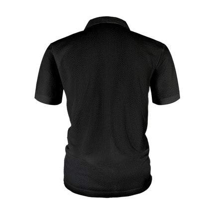 Men's Short Sleeve Summer T-Shirt with Ice Silk Lapel, Men's Top