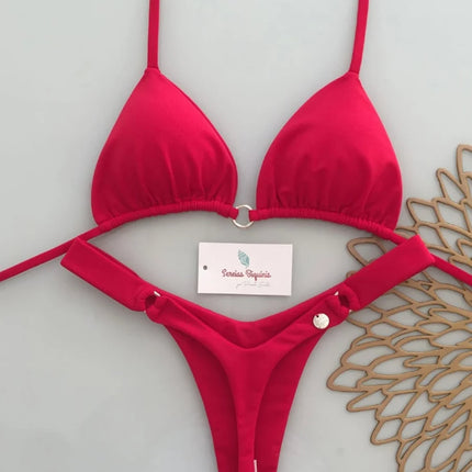 Micro Bikini 2026 Push Up Women's Sexy Brazilian Swimsuits Thong Bikini Set Print Biquini Summer Beachwear