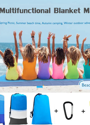 2022 telo mare oversize tappetino senza sabbia spiaggia antivento impermeabile coperte da Picnic tap