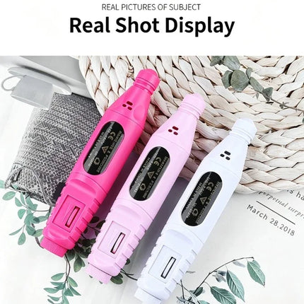 Pen‑Form Manicure Pedicure Grinding Machine Compact Electric Nail Polisher Drill For Daily Nail Grooming And Diy Hand‑Made Nail Creation